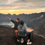 Climbing Rinjani